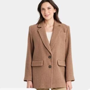 Universal Thread Women's Camel Brown Oversized Blazer Size XXL